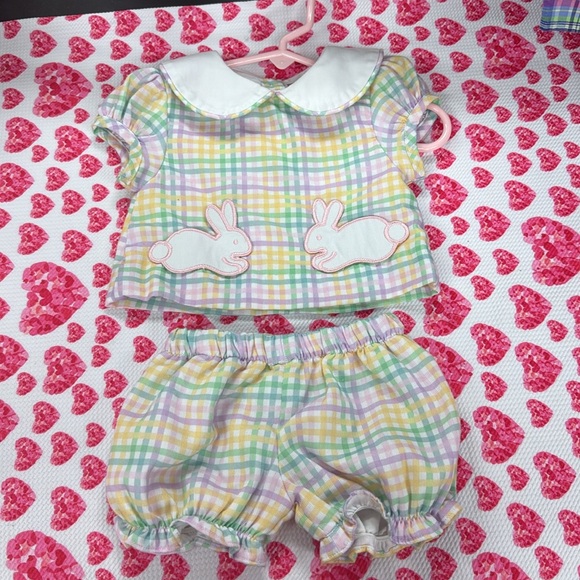 Baby girl Easter outfit smocked - Picture 1 of 2